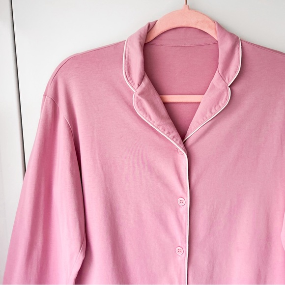 Uniqlo airism pink cotton pyjama set - Picture 4 of 16